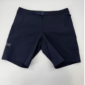 Arcteryx Palisade Shorts Womens 16 Navy Blue Hiking Trekking Technical Cargo